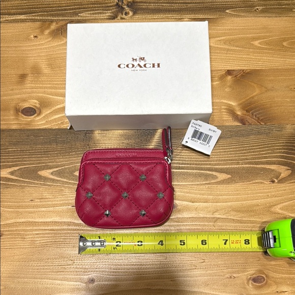 Coach Red Quilted Women's Bag - Picture 1 of 3